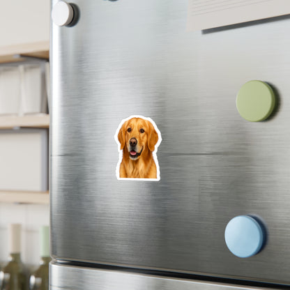 Golden Head Vinyl Decal