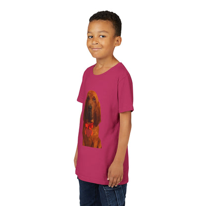 Cupid's Companion Bloodhound Youth Unisex Short Sleeve Crewneck Tee