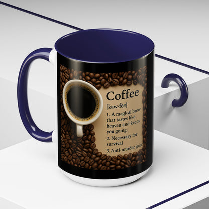 Coffee Definition 2-Tone Coffee Mug