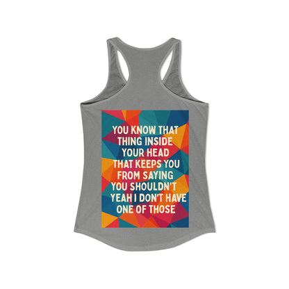 No Filter Women's Racerback Tank