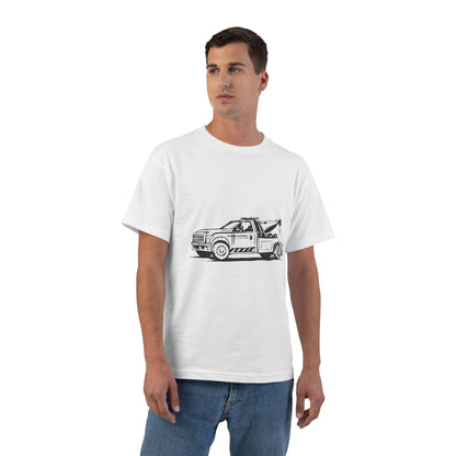 Wheel Lift Tow Truck Men's Short-Sleeve Crewneck Tee