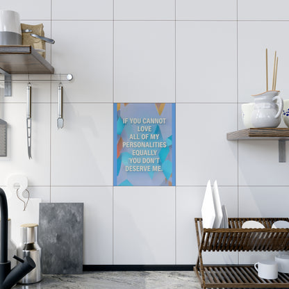 All Of My Personalities Ceramic Photo Tile