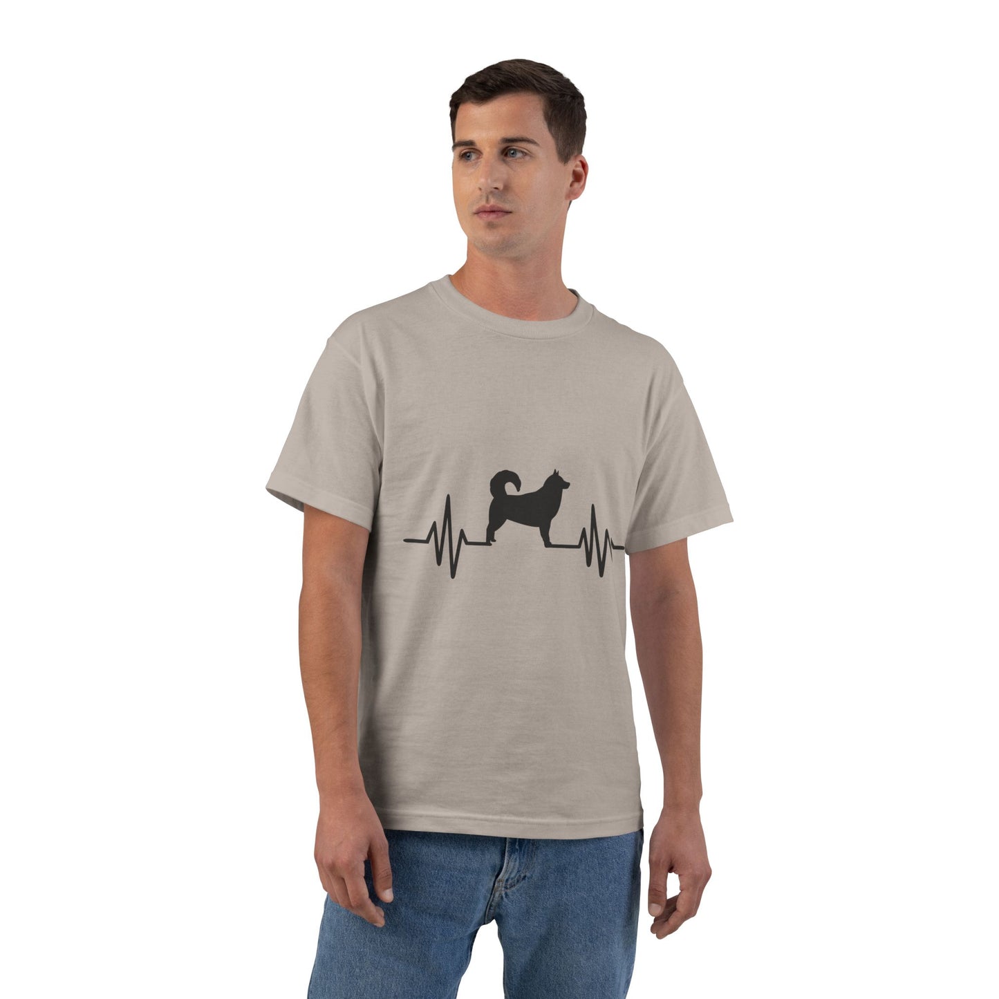 My Heart Beats For Malamutes Men's Short-Sleeve Crewneck Tee
