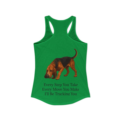 Tracking You Women's Racerback Tank