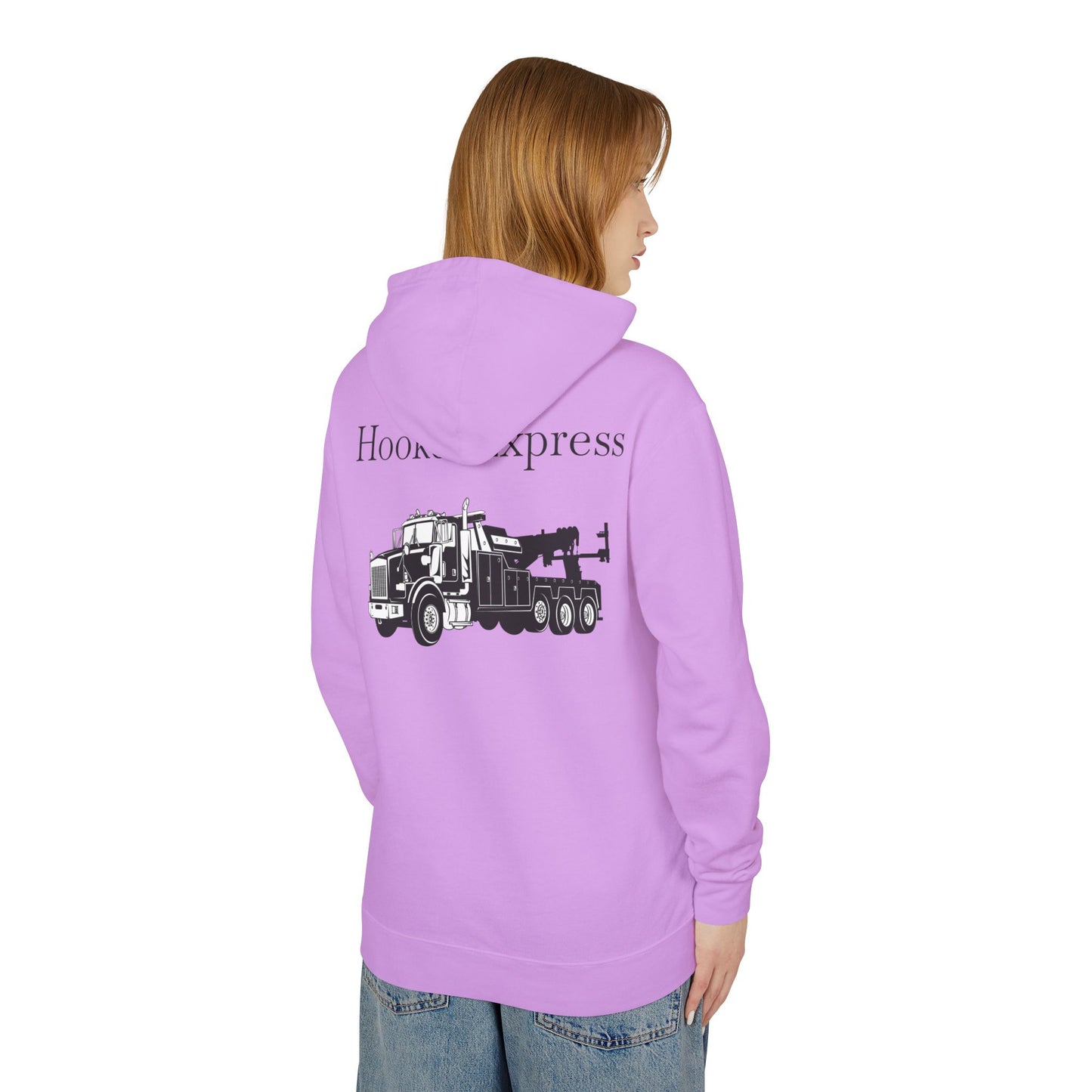 H**ker Express Heavy Tow Truck Unisex Lightweight Hoodie