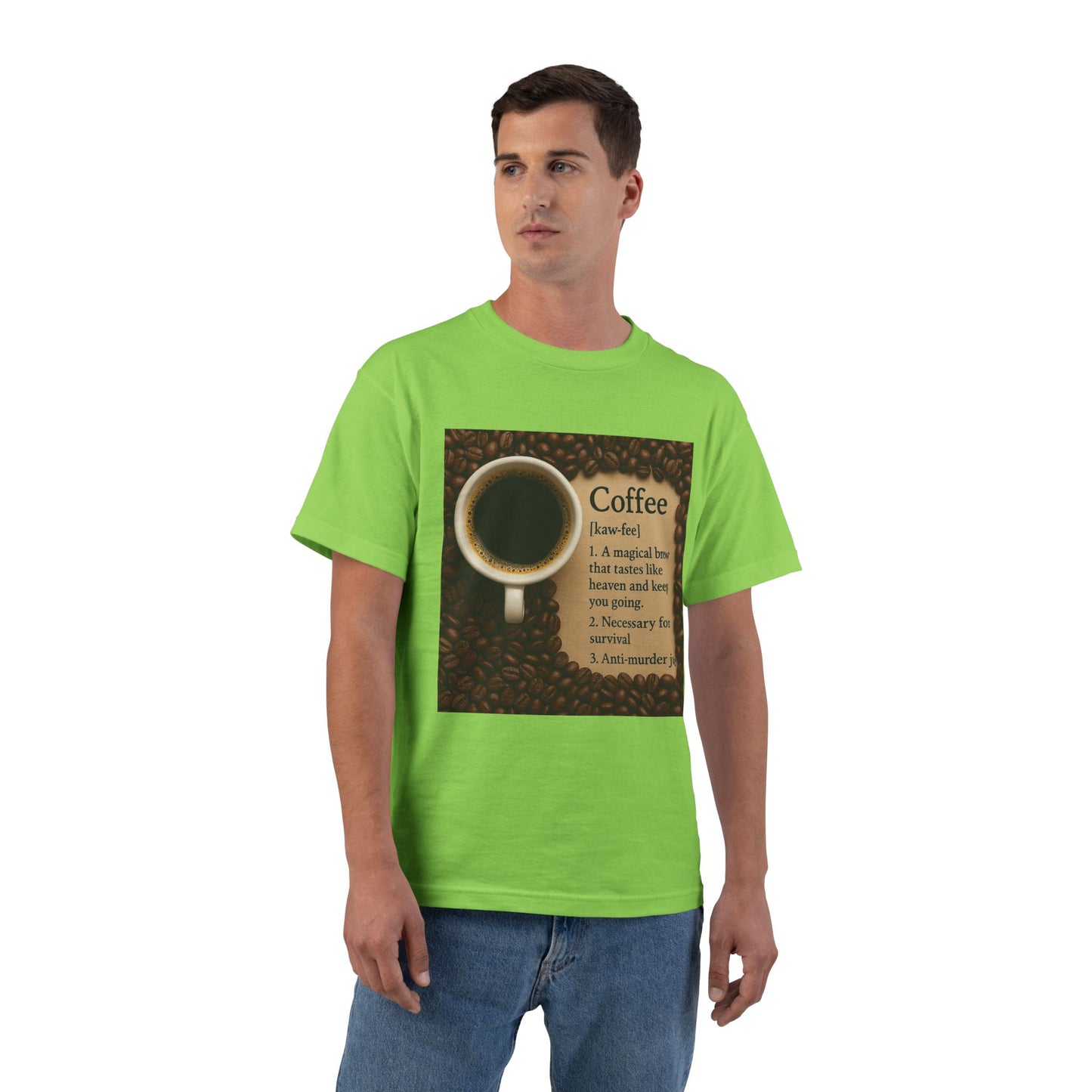 Coffee Definition Men's Short-Sleeve Crewneck Tee