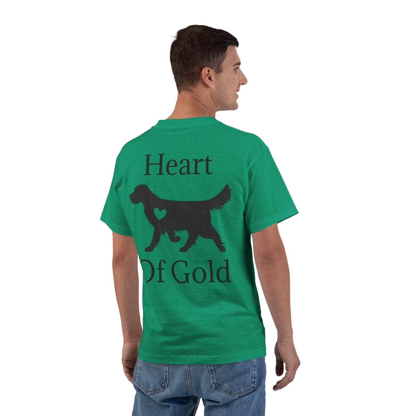 Heart Of Gold Men's Short-Sleeve Crewneck Tee