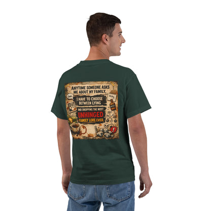 Unhinged Family Men's Short-Sleeve Crewneck Tee