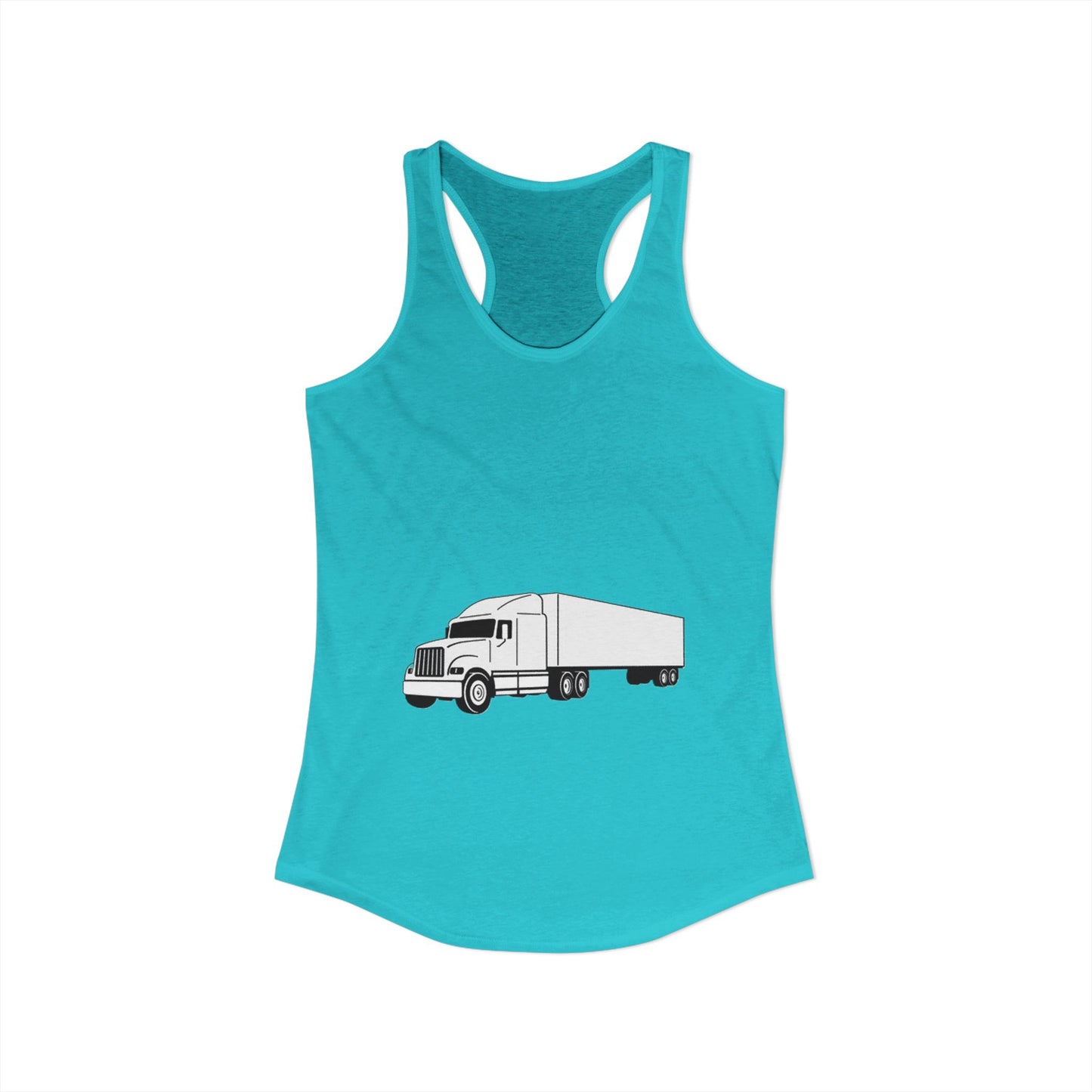 Semi Truck Women's Racerback Tank