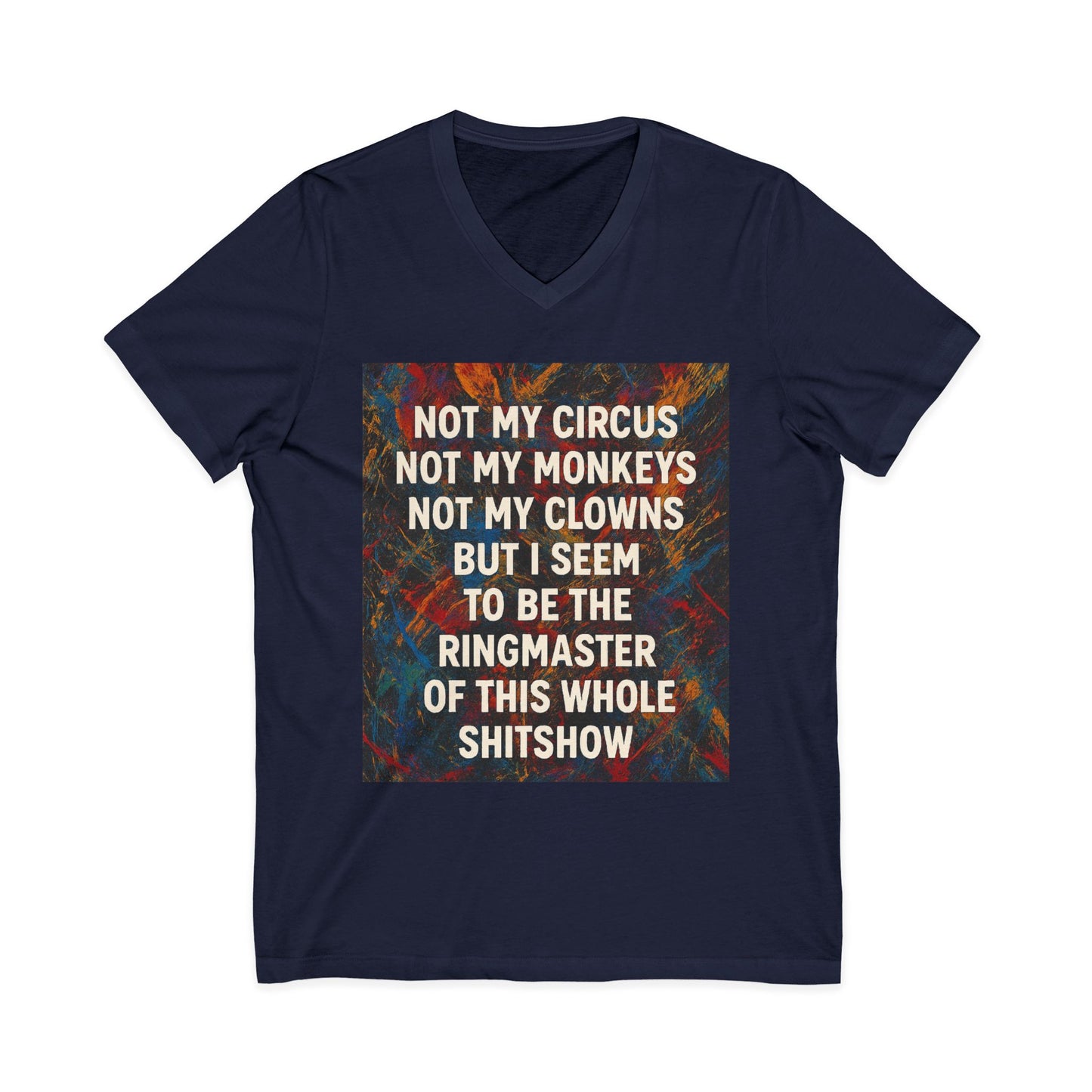 Ringmaster Unisex Short Sleeve V-Neck Tee