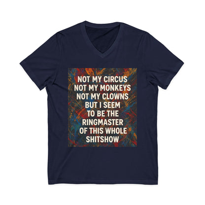 Ringmaster Unisex Short Sleeve V-Neck Tee