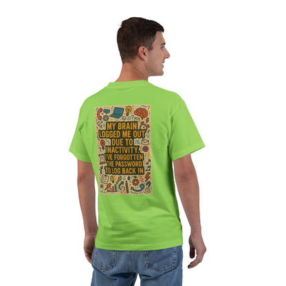 Logged Out Men's Short-Sleeve Crewneck Tee