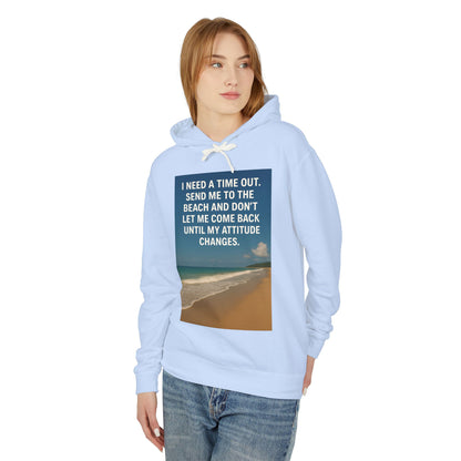 Time Out Unisex Lightweight Hoodie
