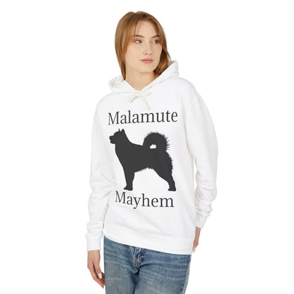 Malamute Mayhem Unisex Lightweight Hoodie