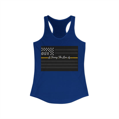 Thin Yellow Line Women's Racerback Tank