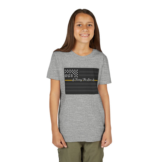 Thin Yellow Line Youth Unisex Short Sleeve Crewneck Tee