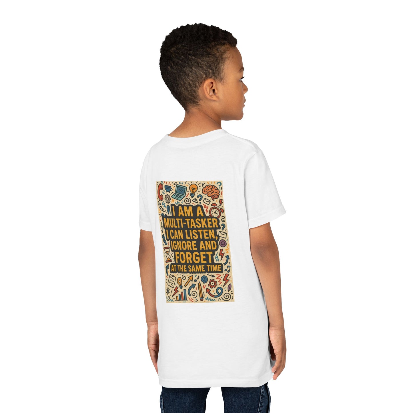 Multi-Tasker Youth Unisex Short Sleeve Crewneck Tee