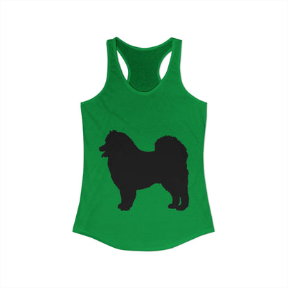 Samoyed Silhouette Women's Racerback Tank