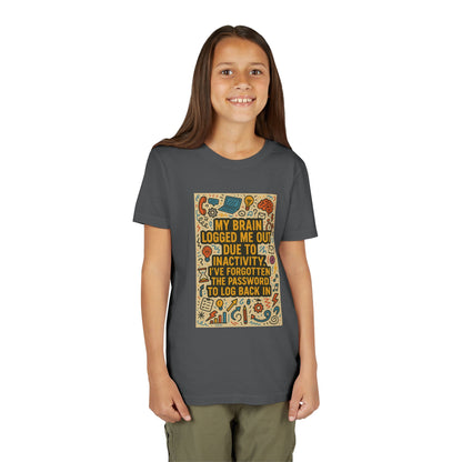 Logged Out Youth Unisex Short Sleeve Crewneck Tee