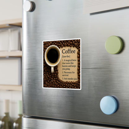 Coffee Definition Vinyl Decal