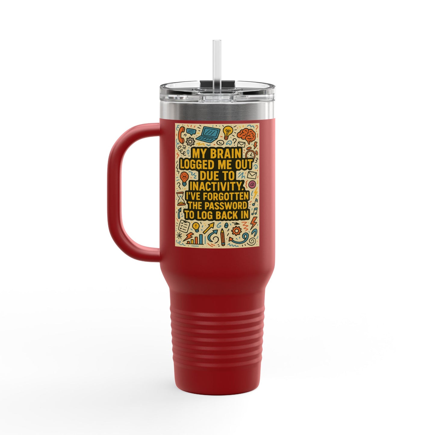 Logged Out Insulated Travel Mug