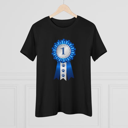 Show Ribbon Women's Short Sleeve Crewneck Tee