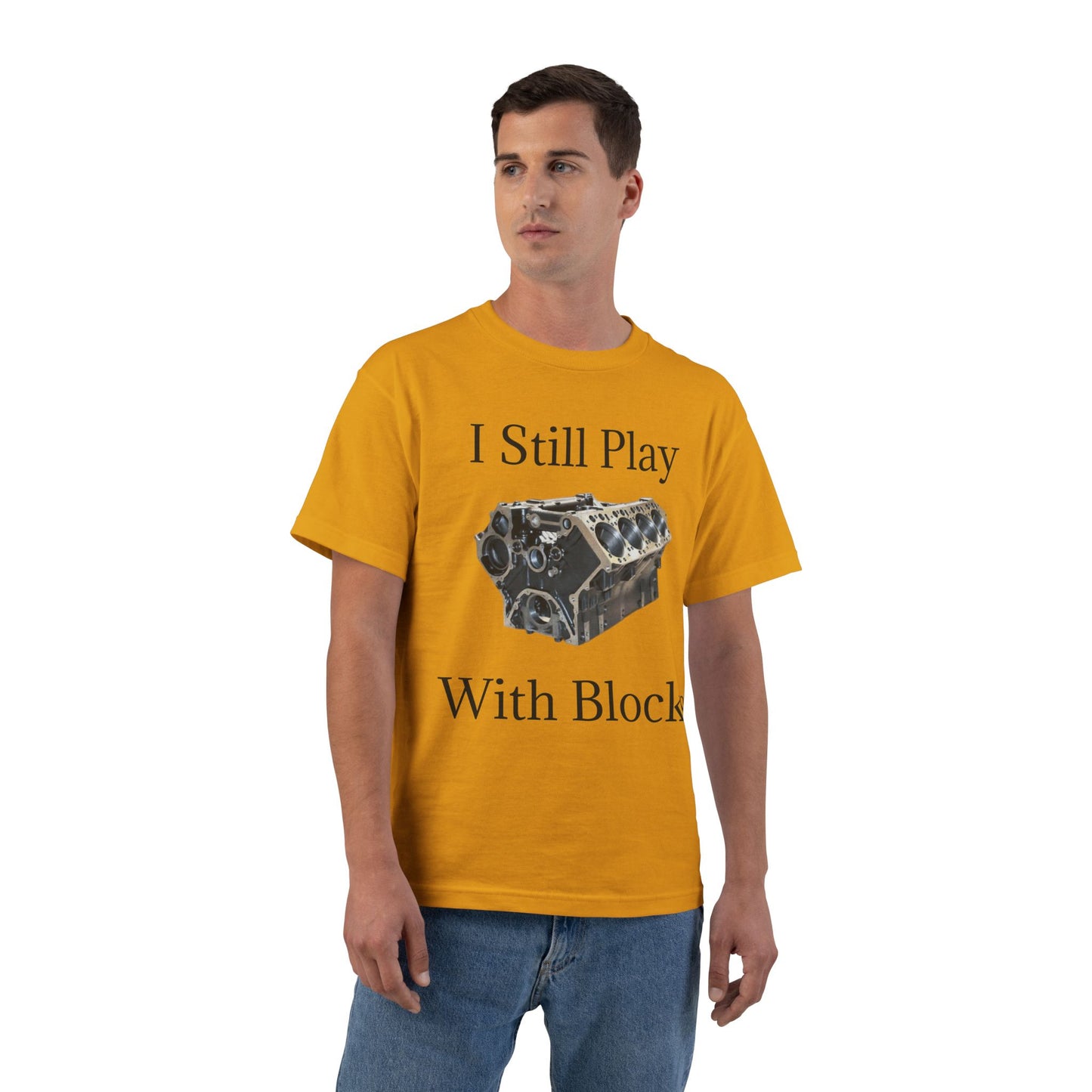 Play With Blocks Men's Short-Sleeve Crewneck Tee