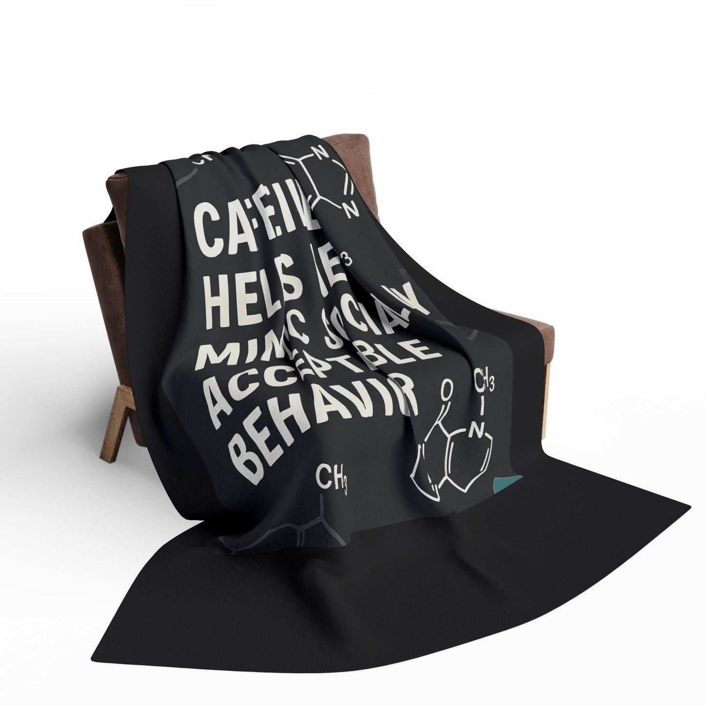 Socially Acceptable Arctic Fleece Blanket