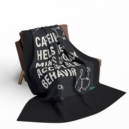Socially Acceptable Arctic Fleece Blanket