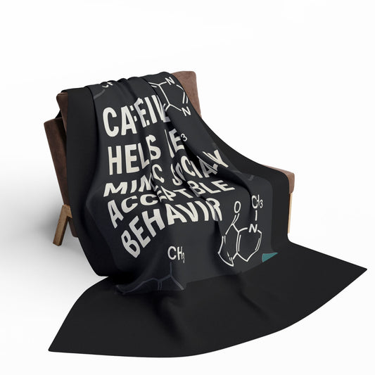 Socially Acceptable Arctic Fleece Blanket