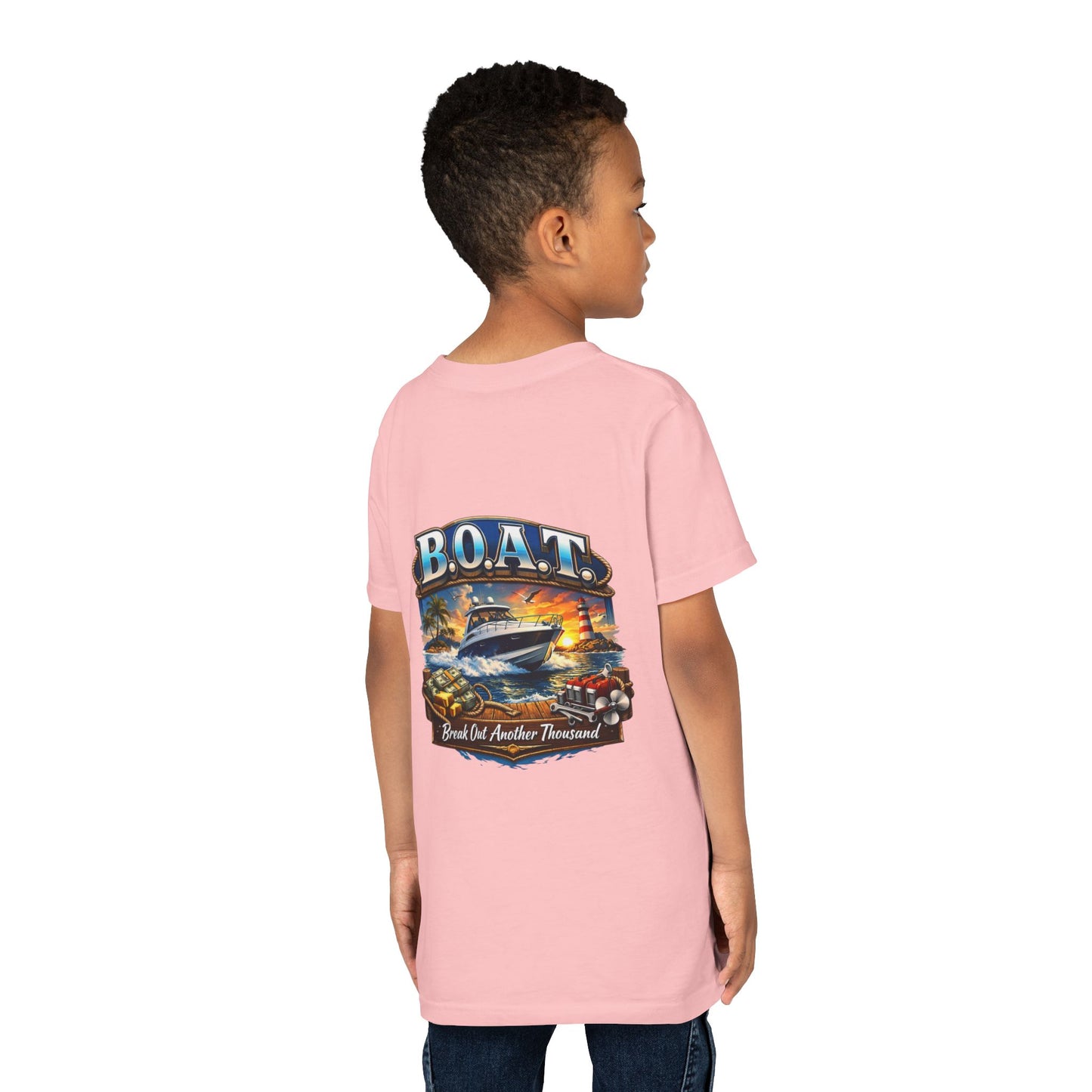 B.O.A.T. Youth Unisex Short Sleeve Crewneck Tee