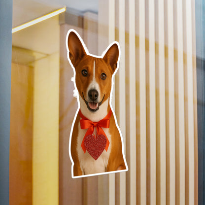 Cupid's Companion Basenji Vinyl Decal