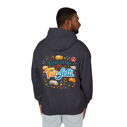 Fur-Fetti Cat Unisex Lightweight Hoodie