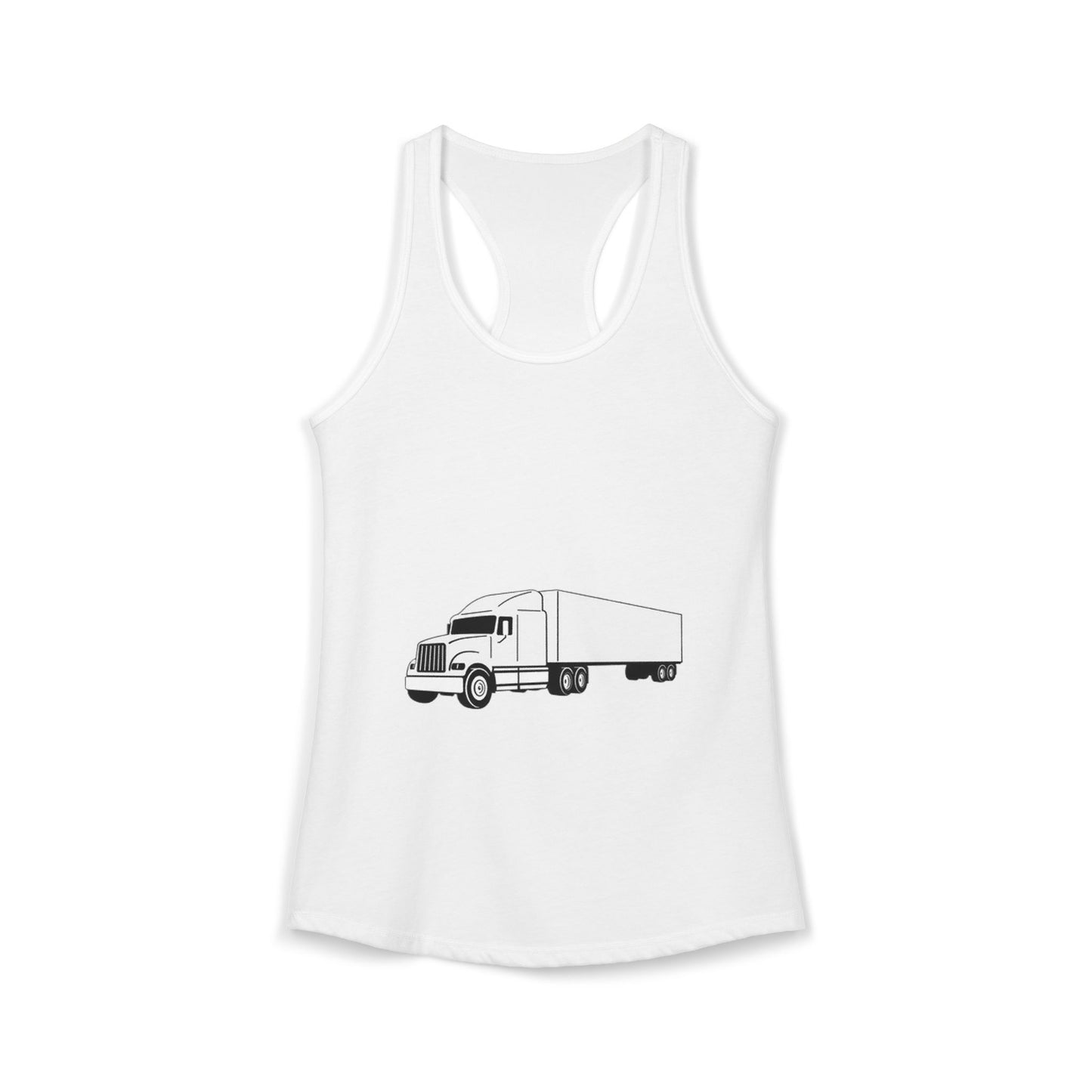 Semi Truck Women's Racerback Tank