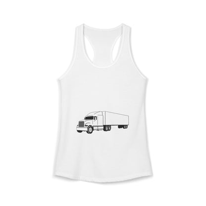 Semi Truck Women's Racerback Tank