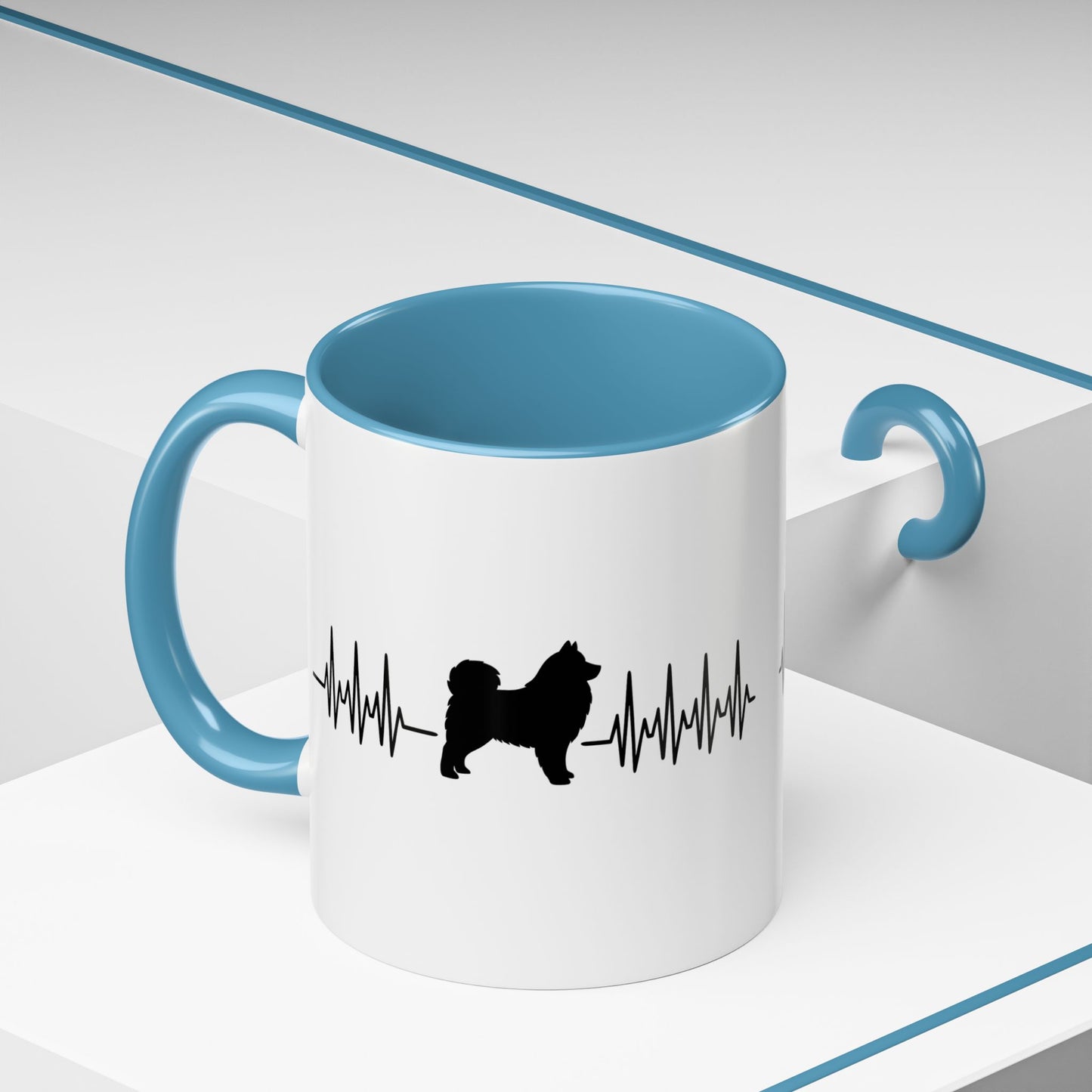 My Heart Beats For Samoyeds 2-Tone Coffee Mug