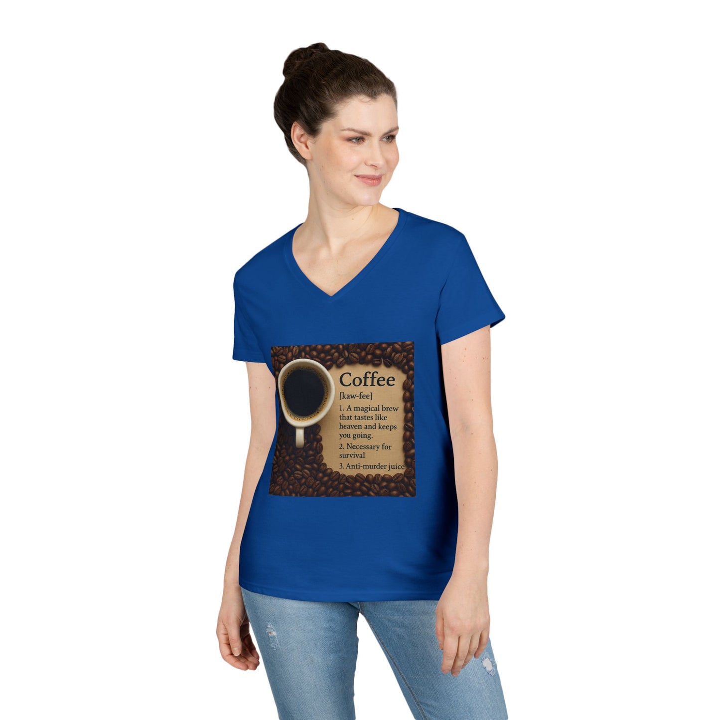 Coffee Definition Women's V-Neck T-Shirt