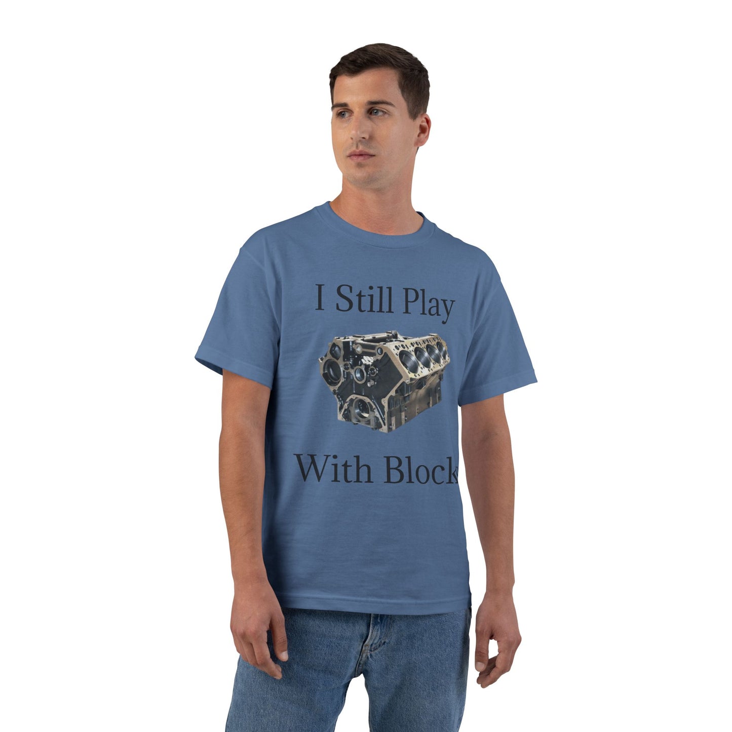 Play With Blocks Men's Short-Sleeve Crewneck Tee