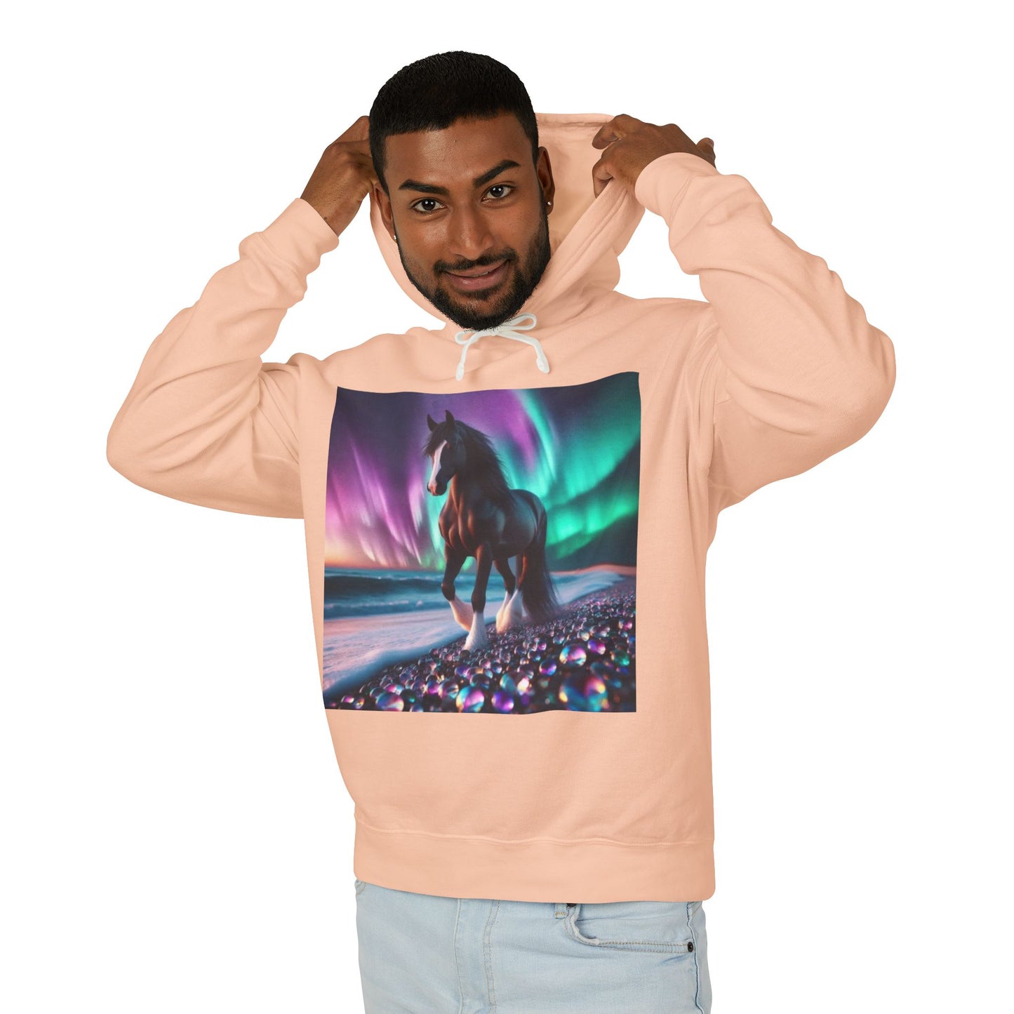 Midnight Magic Unisex Lightweight Hoodie