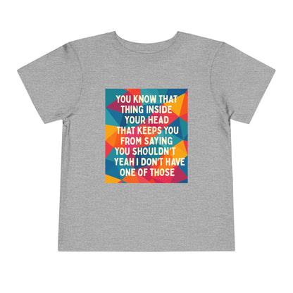 No Filter Toddler Unisex Short Sleeve Crewneck Tee