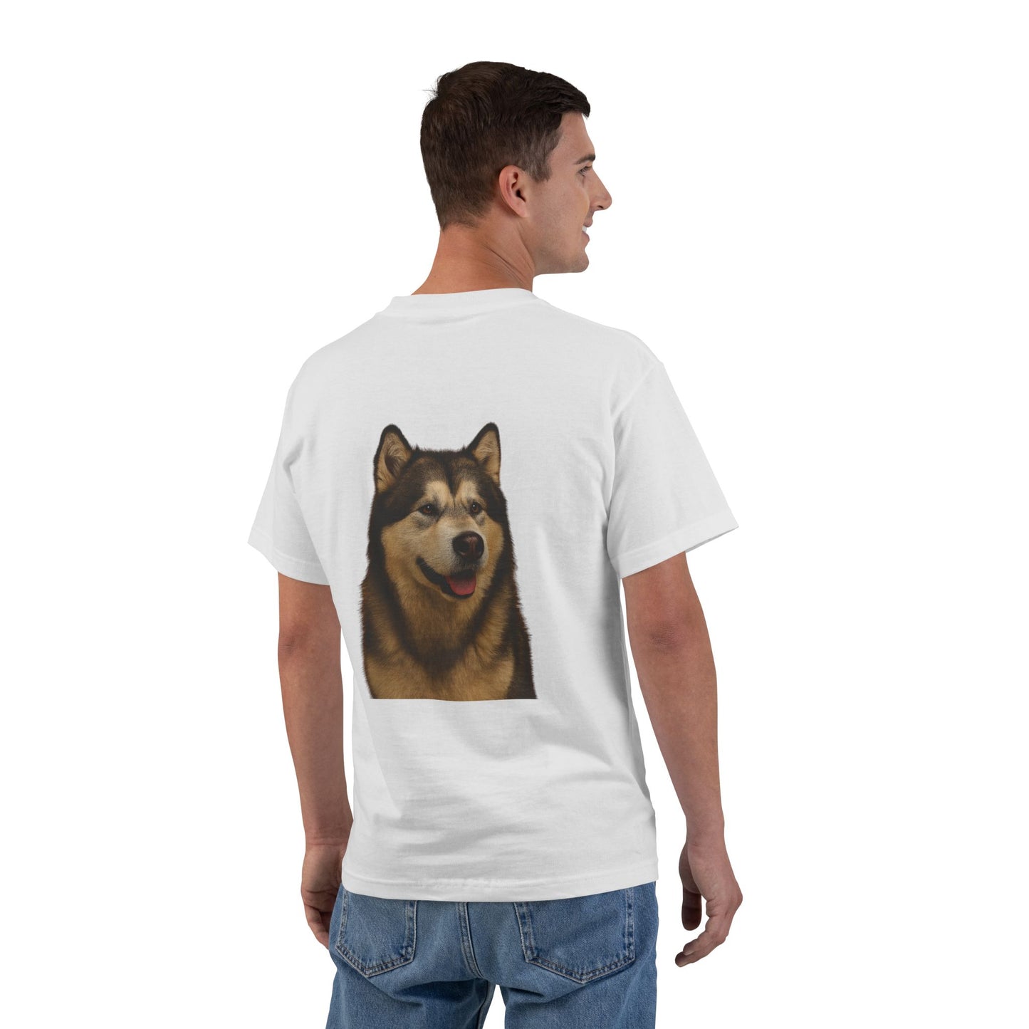 Malamute Head Men's Short-Sleeve Crewneck Tee