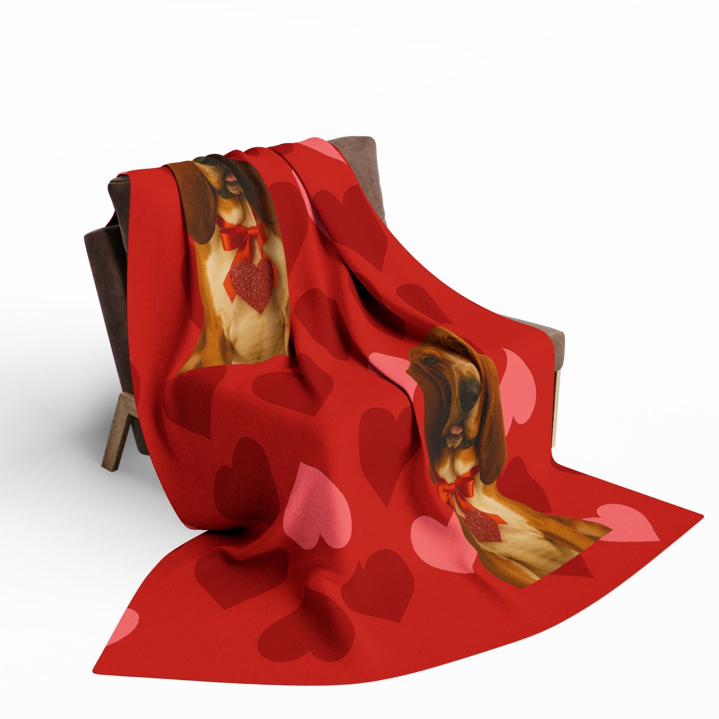 Cupid's Companion Basset Arctic Fleece Blanket