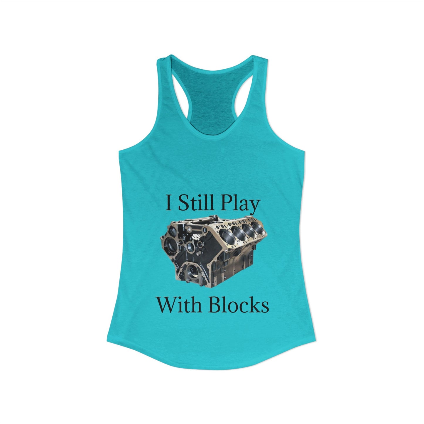 Play With Blocks Women's Racerback Tank