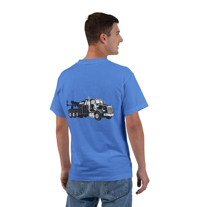 Heavy Tow Truck Men's Short-Sleeve Crewneck Tee