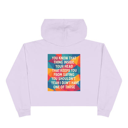 No Filter Women's Crop Hoodie