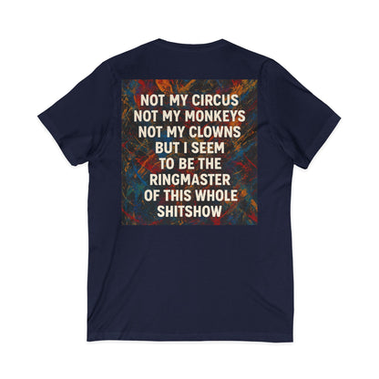 Ringmaster Unisex Short Sleeve V-Neck Tee
