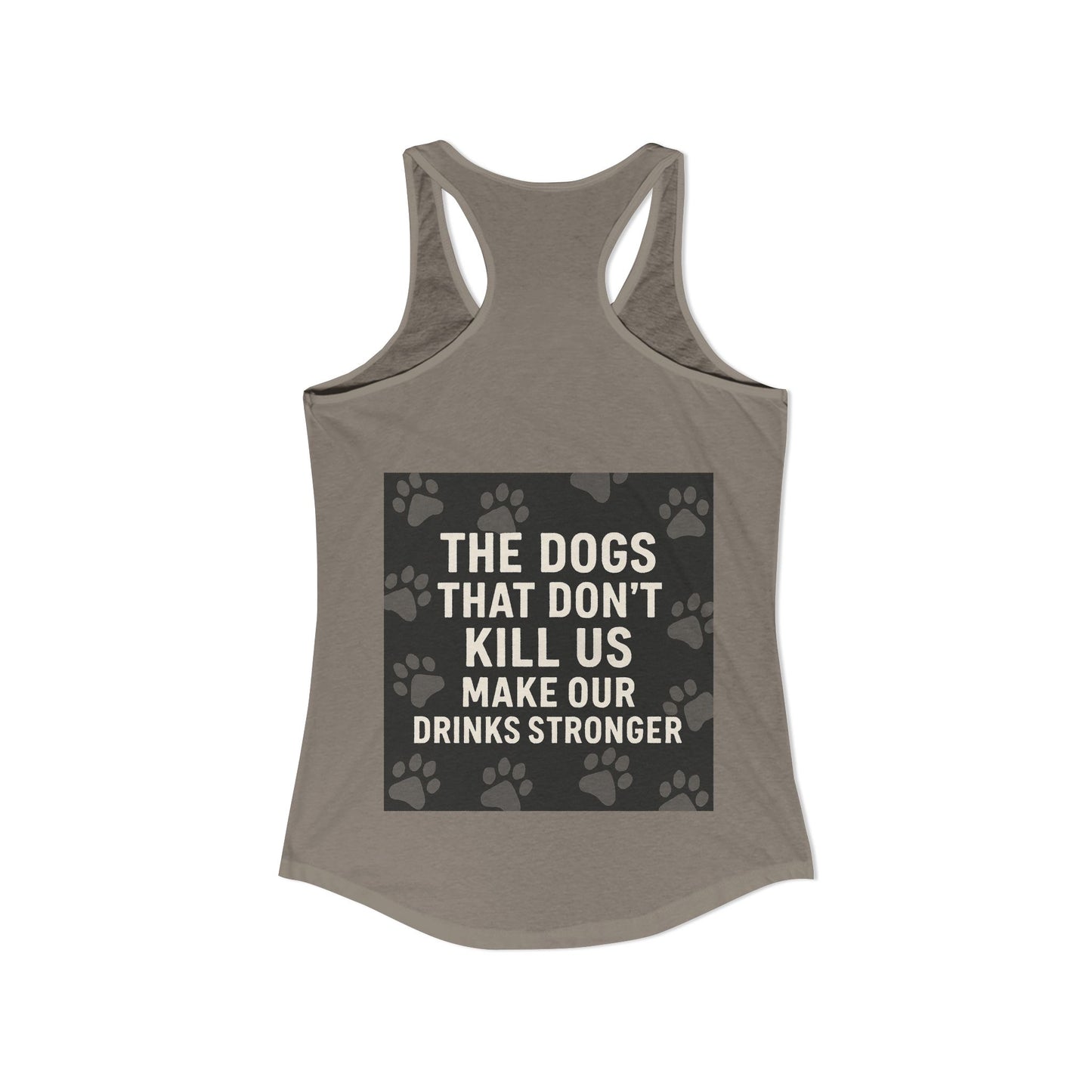 Drinks Stronger Women's Racerback Tank