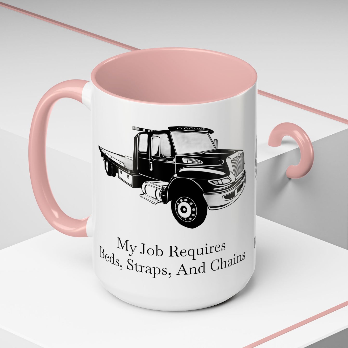 Beds, Straps, And Chains 2-Tone Coffee Mug