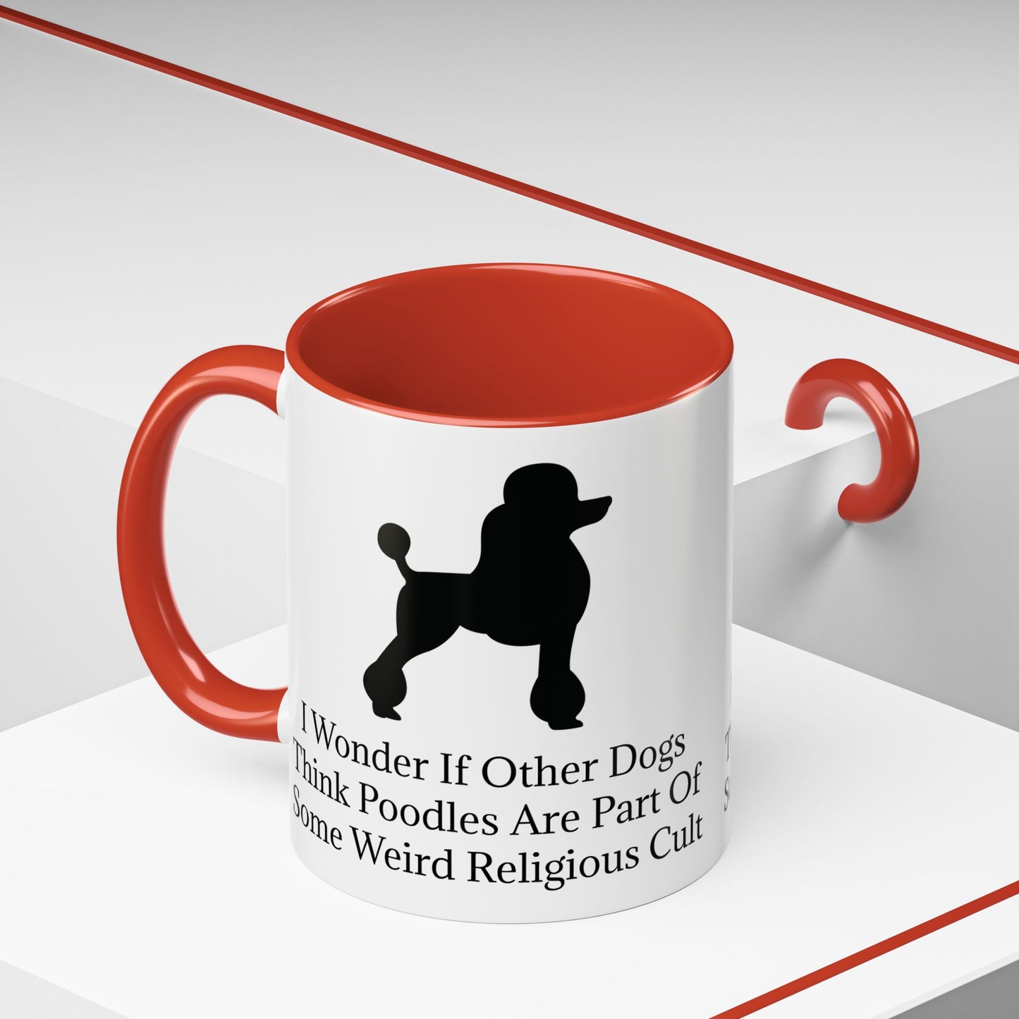 I Wonder 2-Tone Coffee Mug