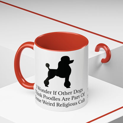 I Wonder 2-Tone Coffee Mug